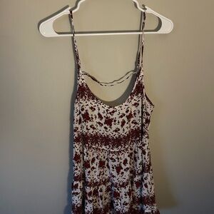 Brandy Melville Floral Spaghetti Strap Dress